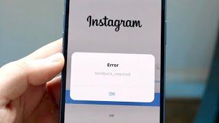 How To FIX Instagram Feedback Required Error! (2022)