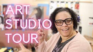 ART STUDIO TOUR | Must haves for organization