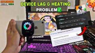 BGMI/PUBG Lag Problem Solution Device Heating Problem | iPhone8 PUBG Test