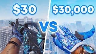 $50 vs $2.5m Blue Loadout on CS2