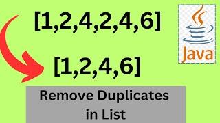 Java Interview Questions | Remove Duplicates From List | Streams in Java