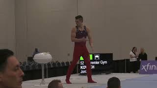 Jordan Kovach  - Pommel Horse -  2024 Winter Cup  - Senior Men Day 1