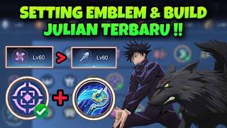 Penjelasan Talent Emblem Baru️Setting Emblem & Build Julian Terbaru Mobile Legends