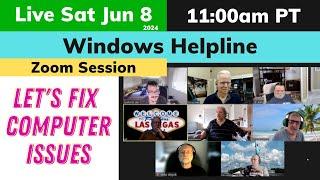 Windows Helpline - Live Stream Sat 6/08/2024