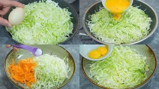 Cabbage with eggs is better than meat! TOP13 Simple, Easy and delicious cabbage recipes!