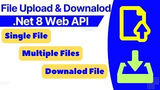 how to file upload and downlaod in .net core 8 web api