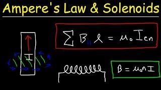 Ampere's Law & Magnetic Field of a Solenoid - Physics & Electromagnetism