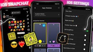 iOS Snapchat on Android Latest Version 2024 | Dark Mode & iOS Emojis | IOS SNAPCHAT V22 