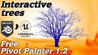 Interactive trees tutorial from Blender to the Unreal Engine