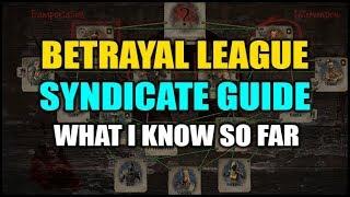 Path of Exile: BETRAYAL - Syndicate Guide - What I've Learned So Far