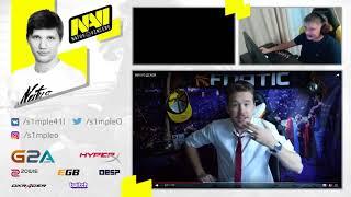 s1mple смотрит  РАЙЗ 'МИНУС ДЕКОЙ'