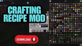 How to Install a Recipe Item Mod in Minecraft