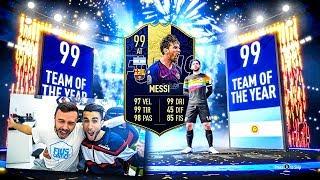 MESSI TOTYYYYY!!!PACK OPENING TOTY SQUADRA COMPLETA | FIFA 19 ITA