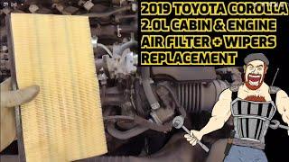 2019-2025 TOYOTA COROLLA HATCHBACK 2.0L AIR FILTER _CABIN FILTER _WIPER BLADE ( REAR WIPER TOO)