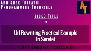 Url Rewriting In Servlet # Url Rewriting In Java Session Tracking # Servlet Tutorial