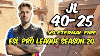 CS2 POV | NAVI jL (40/25) vs Eternal Fire (Anubis) @ ESL Pro League Season 20