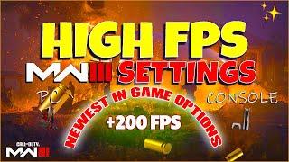 BEST FPS Tested Graphics & Controller Settings |  Up To 300 FPS In Modern Warfare 3 