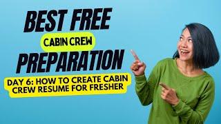 How to Create Resume for Cabin Crew | Resume for Cabin crew Freshers