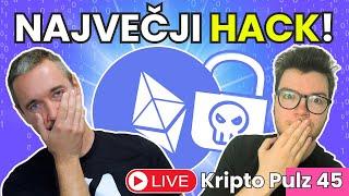 Največji HACK v KRIPTO zgodovini! - Kripto Pulz LIVE 45