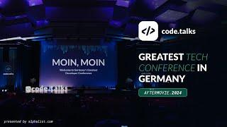 code.talks 2024 Aftermovie: The Greatest 2-Day Tech Conference in Germany