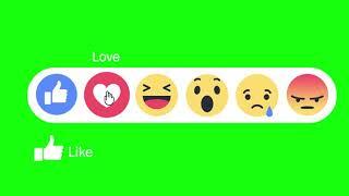 Facebook Reactions Green Screen Animation 2019 by Festival Copy