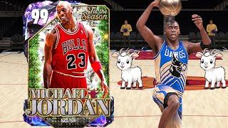 DARK MATTER MICHAEL JORDAN GAMEPLAY IN NBA2K25 MyTeam!! IS HE THE GOAT SG