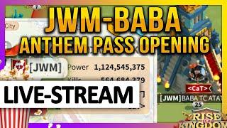 JWM-BABA Action:  Anthem Pass Opening! - Rise of Kingdoms ROK Fleisch