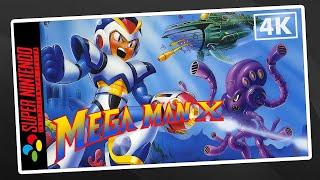 [SNES Longplay] Mega Man X | 100% Completion | No Damage | Full Game Walkthrough | 4K