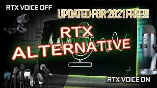 RTX VOICE ALTERNATIVE 2021 FREE!!!  ( Any Mic Sound Professional For Free EASY!)  LINKS PROVIDED!