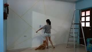 Geometric wall design #geometric #walldesign