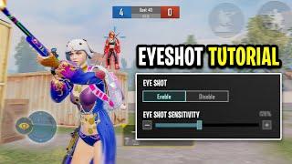 Eye Button Trick Shot in TDM BGMI / PUBG Settings & Sensitivity Guide 2024  |  Master Every Shot