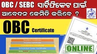 how to apply obc certificate online in Odisha || Obc Certificate apply process in 2022 in odia