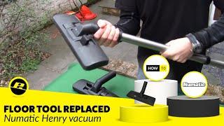 How to Replace a Henry Floor Tool on a Numatic Henry Vacuum Cleaner