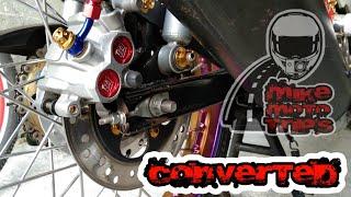 How to convert drum break to rear disc brake | installing 8.1 formula caliper