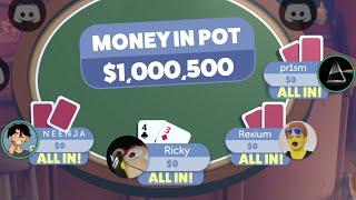 I Stole MILLIONS From My Friends in Discord Poker Night
