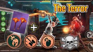 The *TERROR* : Detonators sarge with Toxic build ️ || shadow fight arena