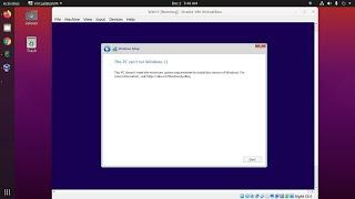 How to fix "This PC doesn't meet the minimum system requirement to install Windows 11" on Virtualbox