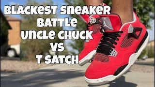 SKIPGOESLIVE! | BLACKEST SNEAKER BATTLE UNCLE CHUCK VS T SATCH