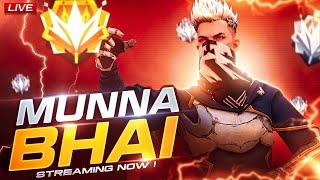 Free Fire Rank Push To Grandmaster - Free Fire Live In Hindi With AjjuBhai & AmitBhai - Munna Bhai