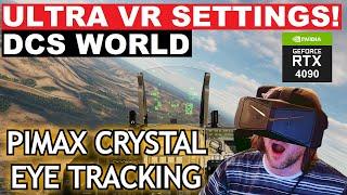 DCS World RTX 4090 DFR with PIMAX CRYSTAL ULTRA SETTINGS 13900K | THIS IS Insane! 90FPS in COMBAT