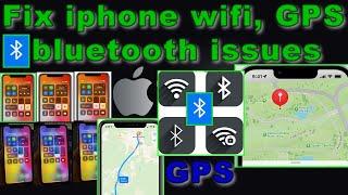 How to fix iPhone/ipad WiFi and Bluetooth,gps issues? Bluetooth ,Wifi ,gps not working