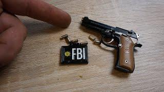 Miniature key chain Beretta cap gun
