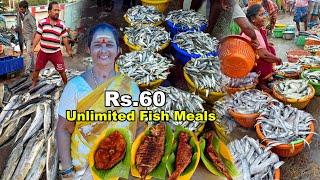 வெறித்தனமான Akka Kadai மீன் வேட்டை  60rs Unlimited Fish Meals - Karthiks view