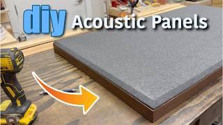 How to Make Acoustic Panels DIY