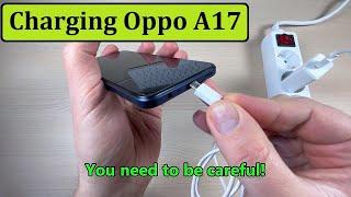 How to Charge Oppo A17