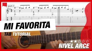 Mi favorita ⭐️  | Guia de estudio - Partitura + TAB