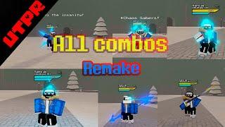 All combos REMAKE (100 sub special)!!! | Undertale Test Place Reborn (UTPR)