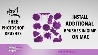 How to install Brushes in Gimp on Mac | Free Photoshop Brushes for Gimp