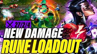 The *NEW* rune setup on Yone does TONNES of damage!