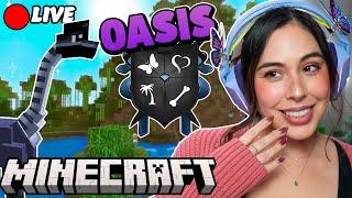 Minecraft Oasis Dino Makeover LIVE